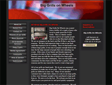 Tablet Screenshot of biggrillsonwheels.com